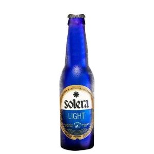 Cerveza Solera Azul botella retornable